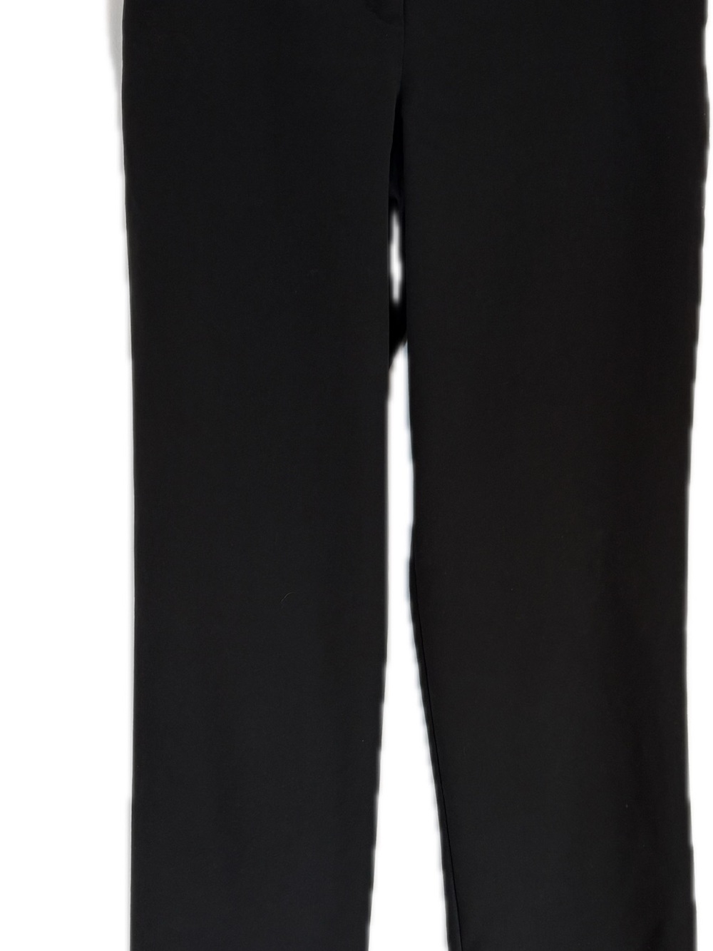 Classic Black Straight-Leg Trousers